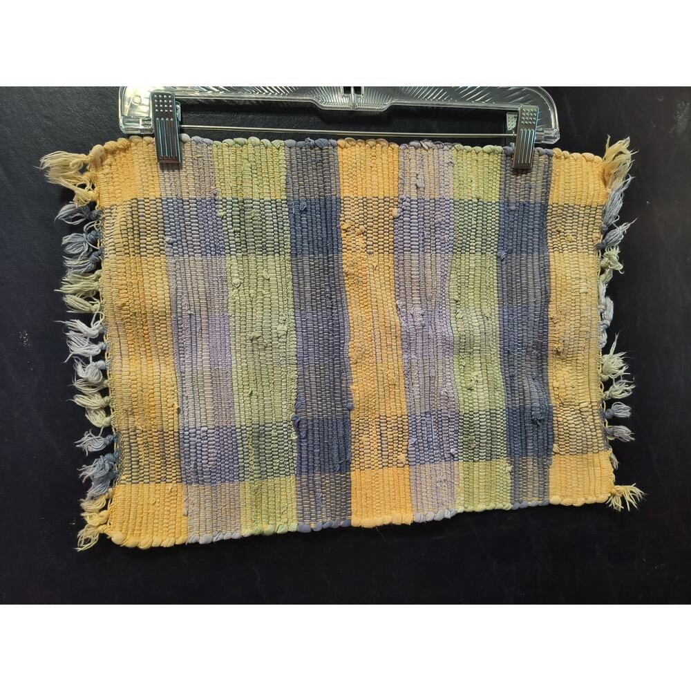 1428.  Rag Rug Placemat Table Protector